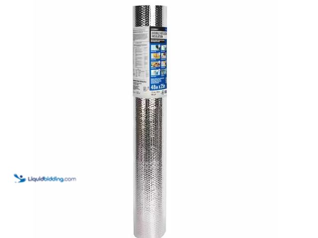 Lot 49-1566926 - Everbilt 48 in. x 25 ft. Double Reflective Insulation Radiant Barrier, Model # 48x25RI, Unused  Ref#...