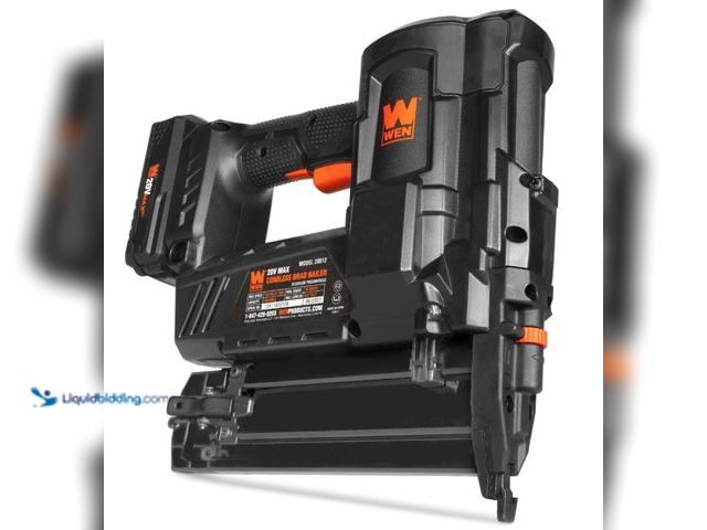 Lot 49-2006079 - WEN 20V Max Cordless 18-Gauge Brad Nailer (Tool Only), Model # 20512, Unused, No battery, No charger...
