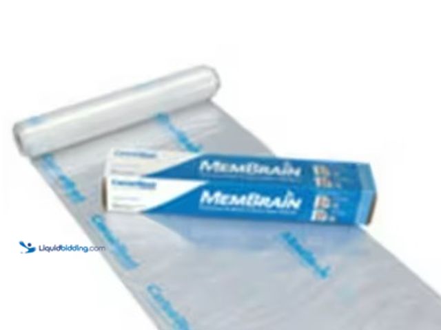 Lot 49-2022303 - CertainTeed MemBrain 10 ft. W x 100 ft. L Unfaced Air Barrier and Smart Vapor Plastic Sheeting Retar...