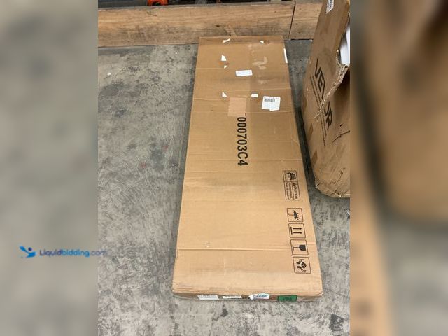 Lot 49-5459328 - Feonase Queen Size Metal Bed Frame with Retro Headboard, Hardened Steel Tube, 12" Under-Bed Storage,...