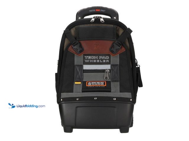 Lot 49-3527299 - VETO PRO PAC
14 in. 48-Pocket Original Nylon Bag/Tote with Padded Handle;Wheeled;Shatterproof;Water...