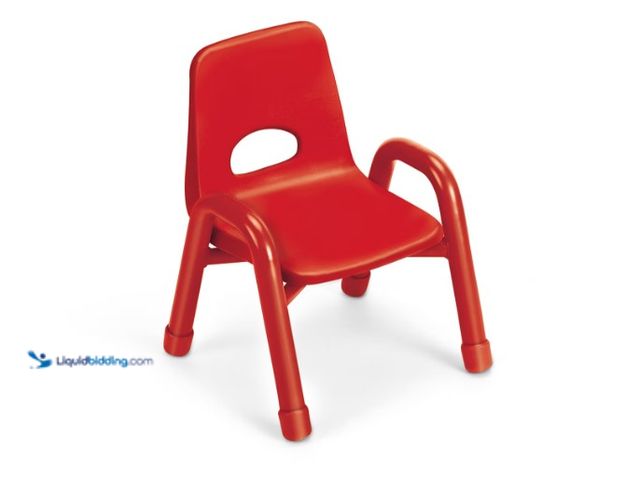 Lot 49-5552990 - Kids Colors™ Stacking Chairs. New. Red.