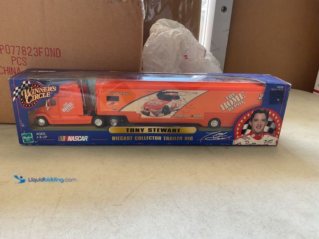 Lot 49-5515503 - Other WINNERS CIRCLE NASCAR TONY STEWART 1/64 SCALE DIECAST COLLECTOR TRAILER RIG HOME DEPOT NEW IN ...