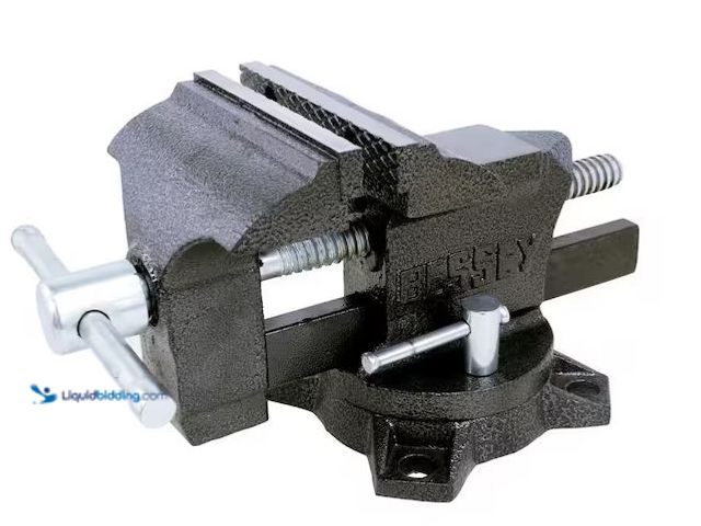 Lot 49-3530428 - BESSEY
4-1/2 in. Light Duty Bench Vise with Swivel Base Internet # 205023078
Model # BV-HW45
Stor...