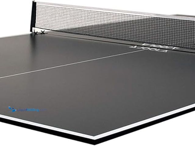 Lot 49-5437220 - JOOLA Ping Pong Conversion Top with Net Set for Billiard and Pool Tables - Regulation Top Converts B...