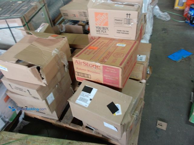 Lot 49-1627296 - Pallet Containing Many Miscellaneous Types of Tile Flooring and AirStone Tiles, Unused  Ref#SB0715