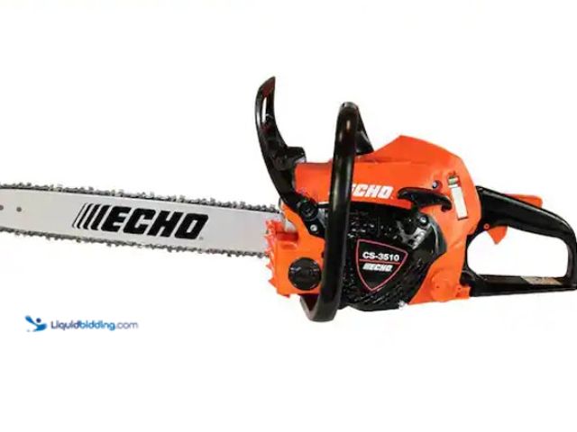 Lot 49-1538417 - ECHO 16 in. 34.4 cc Gas 2-Stroke Engine Rear Handle Chainsaw, Model # CS-3510-16, Slightly used, Una...