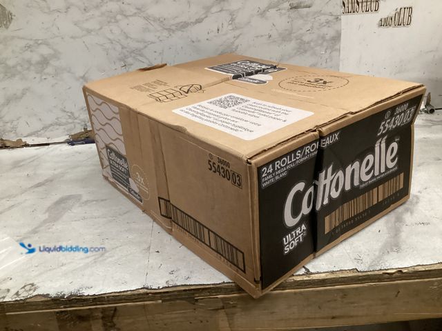 Lot 49-3564284 - Cottonelle Ultra Soft Toilet Paper with Cushiony CleaningRipples Texture, Strong Bath Tissue, 24 Fam...
