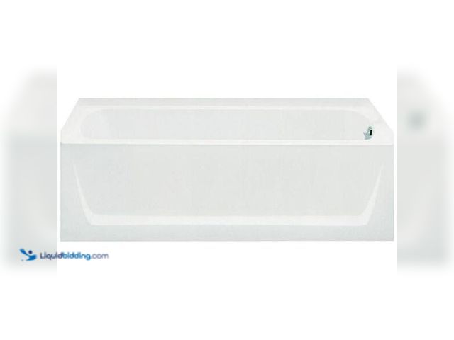 Lot 49-5542955 - Sterling
Ensemble 5 ft. Right Drain Rectangular Alcove Bathtub in White Unused
