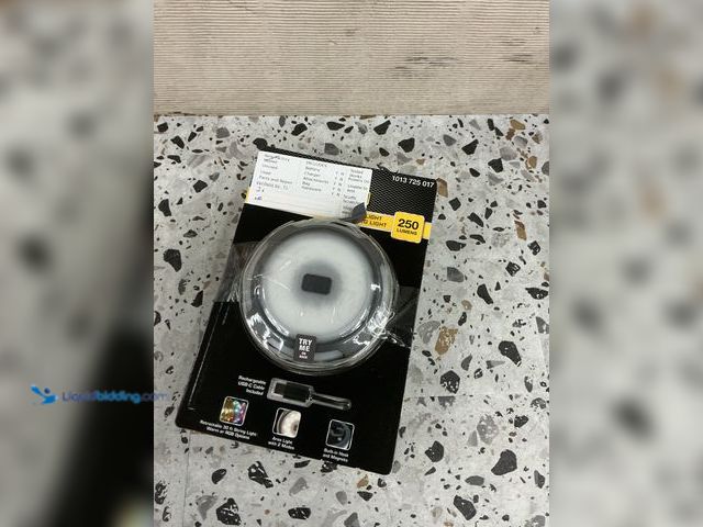 Lot 49-3539815 - QTY 2 - YMMV Defiant 250-Lumens 2-in 1 Multi-functional Rechargeable Utility light. New