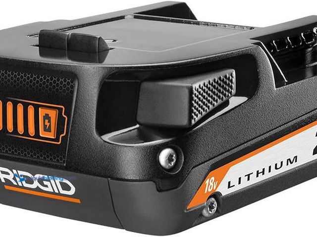 Lot 49-5453509 - RIDGID 18V 2.0 Ah Lithium-Ion Battery. [Model # AC8400802] Used