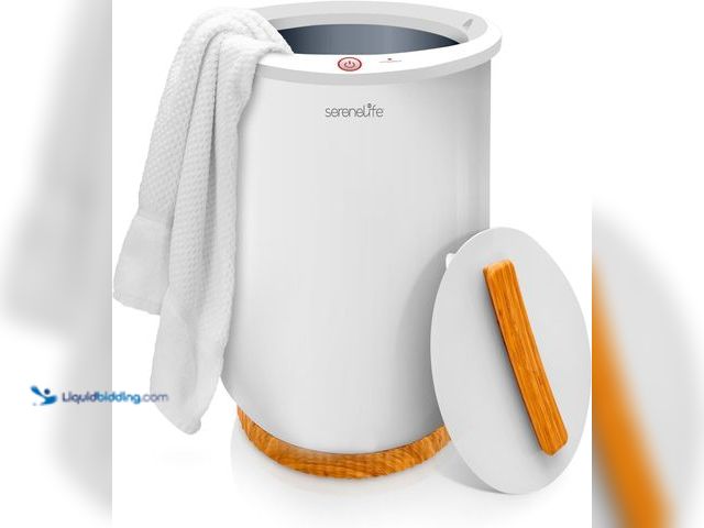 Lot 49-5476584 - SereneLife Bucket Towel Warmers, White Large Towel Warmer. Model #B0961BDJPX. New.