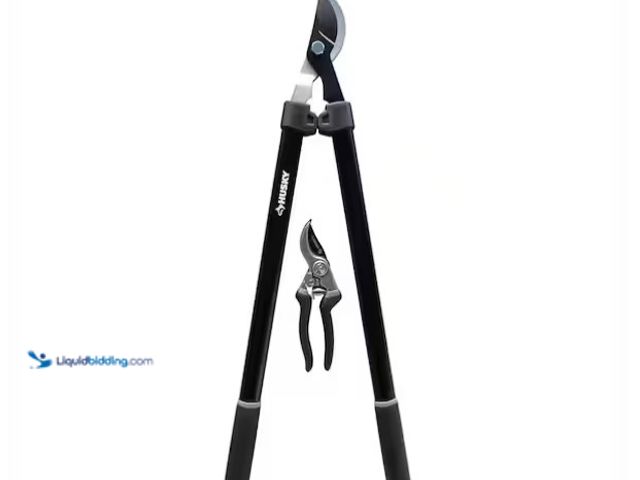 Lot 49-1571179 - 2-Piece Garden Tool Set (Lopper and Pruning Shears), Model # Husky Combo-2, Unused  Ref#SB0120