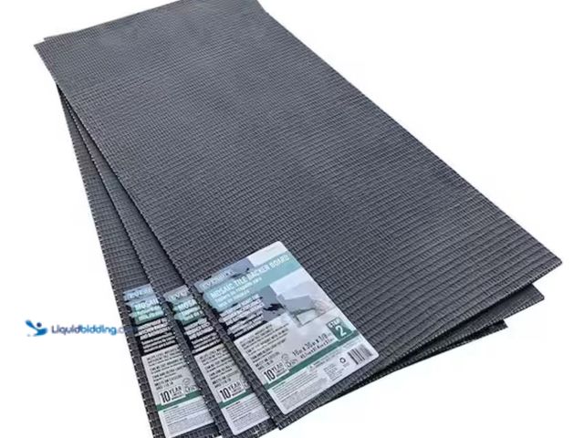 Lot 49-2006521 - (3-Pack) Everbilt Watershield Shower System 18 in. x 36 in. x 1/8 in. Mosaic Tile XPS Foam Waterproo...