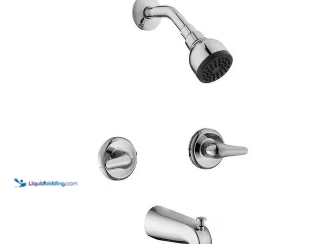 Lot 49-5573544 - Glacier Bay
Aragon Double Handle 1-Spray Tub and Shower Faucet 1.8 GPM in Chrome (Valve Included), ...