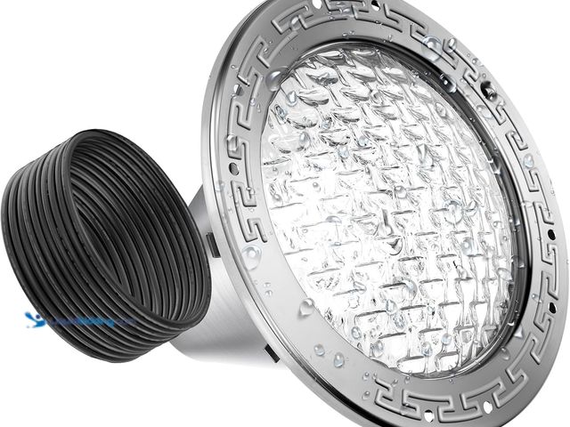 Lot 49-5424624 - 50FT AC120V LED Pool Lights, 10 Inch 35W Pure White Pool Light, Only for Replacement of 10 Inch Unde...