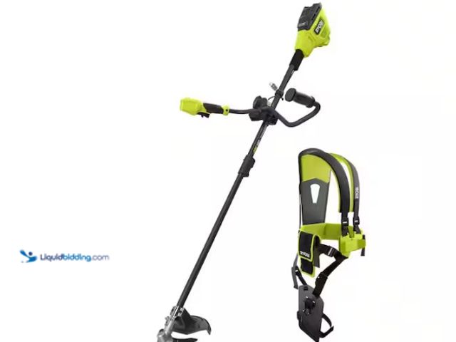 Lot 49-5574277 - RYOBI
40V HP Brushless Bike Handle Brush Cutter (Tool Only). Model # RY40HPBC01B. Unused with attac...