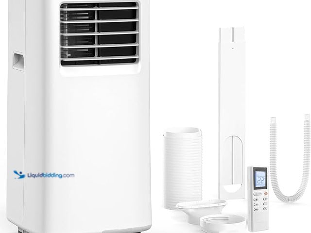 Lot 49-3616893 - 8,500 BTU Portable Air Conditioner, 3-in-1 AC Unit with Fan & Dehumidifier - Slightly used condition...