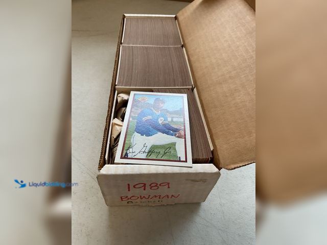 Lot 49-5341510 - 1989 BOWMAN BASEBALL COMPLETE 484 CARD SET INCLUDING KEN GRIFFEY JR ROOKIE