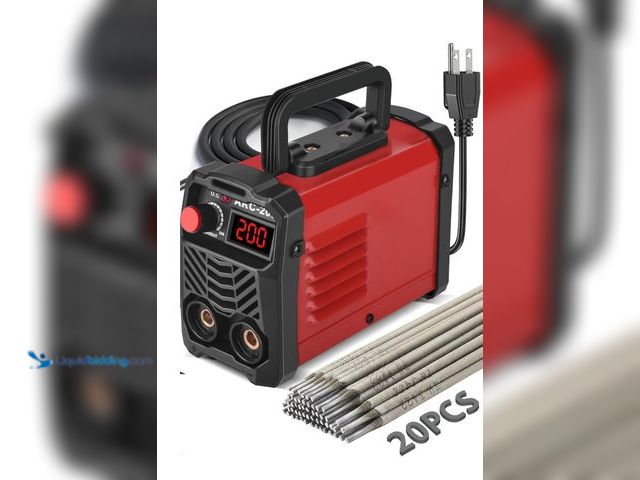 Lot 49-5437630 - 200Amp 20PCS Rods Stick Welder, Super MINI Portable Welding Machine, IGBT Inverter Welder Machine 11...