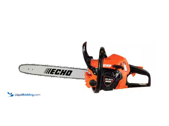 Lot 49-1622447 - ECHO 16 in. 34.4 cc Gas 2-Stroke Engine Rear Handle Chainsaw, Model # CS-3510-16, Slightly used, Una...