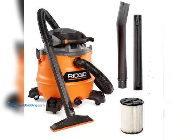 Lot 49-1569750 - RIDGID 16 Gal. 6.5 Peak HP NXT Shop Vacuum Wet Dry Vac with Detachable Blower, Filter, Locking Hose ...
