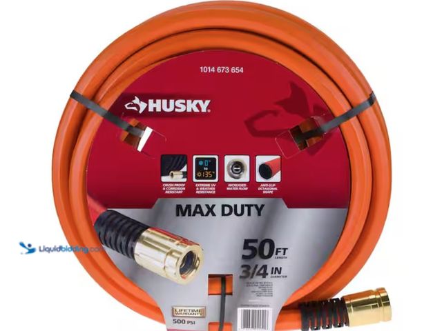 Lot 49-2020888 - Husky 3/4 in. Dia x 50 ft. Max Duty Contractor Hose, Model # CHDHMT34050, Slightly used, Unable to t...