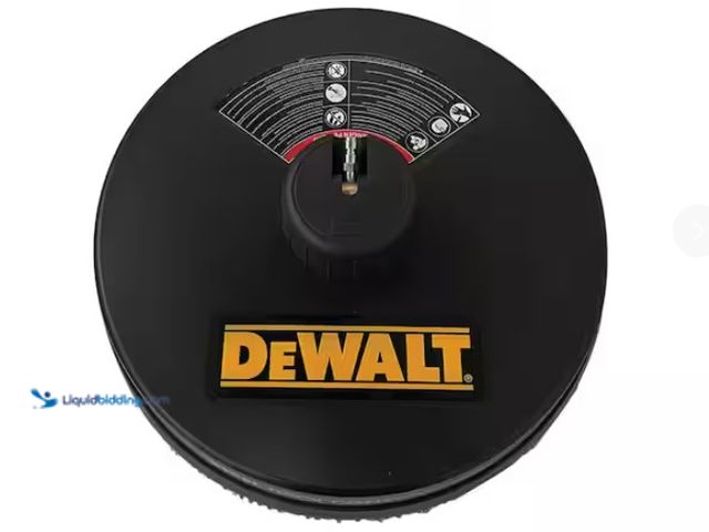 Lot 49-1567619 - DEWALT Universal 18 in. Surface Cleaner for Cold Water Pressure Washers Rated up to 3700 PSI, Black,...