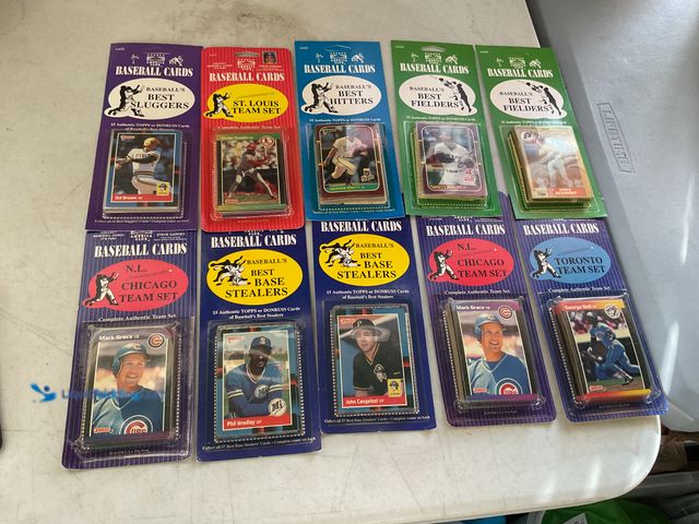 Lot 49-3503751 - Other LOT OF 10 VINTAGE SPORTS AMERICA CLUB BASEBALL CARD PACKS INCLUDING BEST SLUGGERS, BEST HITTER...