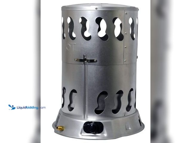Lot 49-1516520 - Mr. Heater Corporation Convection Heater, 30- 80K BTU/HR, Silver, model # B00ZXNLGRA, used.  Ref#HD-...