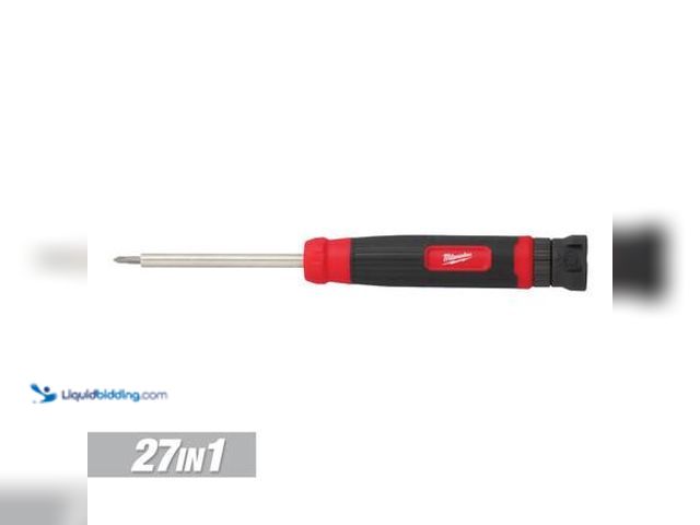 Lot 49-5546668 - Milwaukee
27-in-1 Security Precision Multi-Bit Screwdriver Model # 48-22-2934