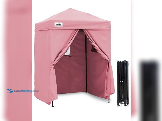 Lot 49-5436440 - EAGLE PEAK Flex Ultra Compact 5x5 Pop-up Canopy, Sun Shelter, Changing Room, Portable Privacy Tent f...