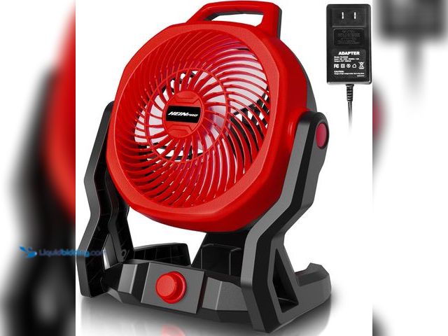 Lot 49-5416542 - Battery Powered Fan Compatible with Milwaukee M18 18V Battery with AC Adapter (No Batteries) [ASIN: ...