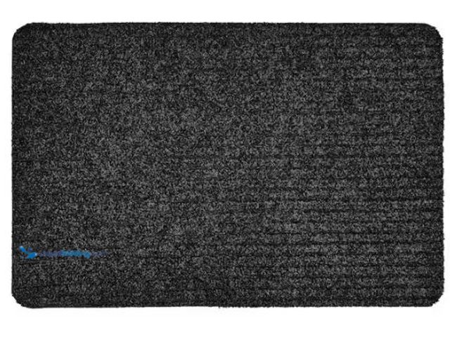 Lot 49-1518014 - Lot of 25 TrafficMaster Ribbed Charcoal 18 in. x 27 in. Dirt Resistant Non-Slip Indoor Door Mat Mode...