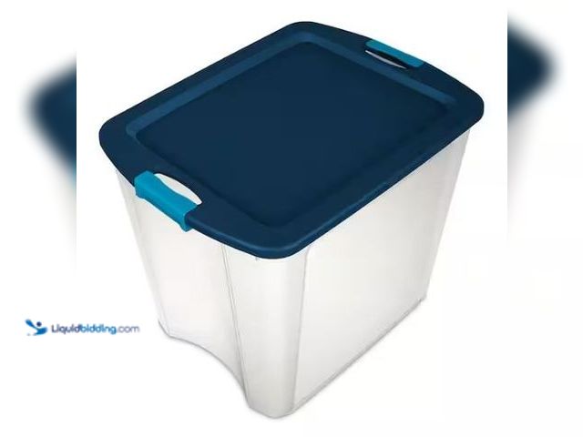 Lot 49-1569777 - Lot of (3) Sterilite 26 Gal. Latch and Carry Tote, Model # 14489604, Unused.  Ref#HD0121