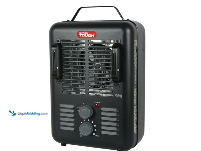 Lot 49-1622989 - Hyper Tough 1500W Utility Space Heater, Fan-Forced Type, Indoor, Black, Model # DQ2016, Unused, Powe...