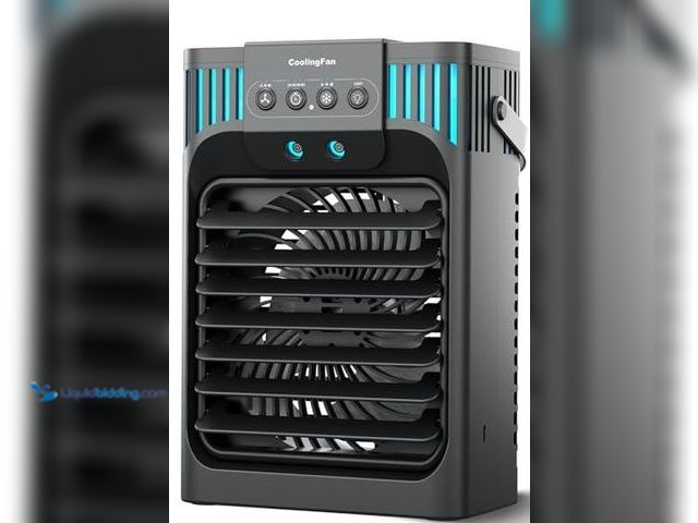 Lot 49-5436648 - Portable Air Conditioners, 3 Speeds, 3 Mist Settings, 40oz XL Water Tank, 2~8h Timer & 7-color Ambie...