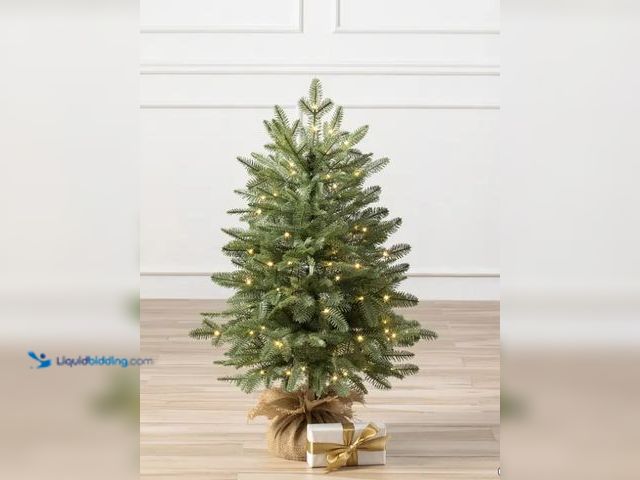 Lot 49-1542244 - 3 Ft Christmas Tree, Green, Slightly used.  Ref#HOL-1113