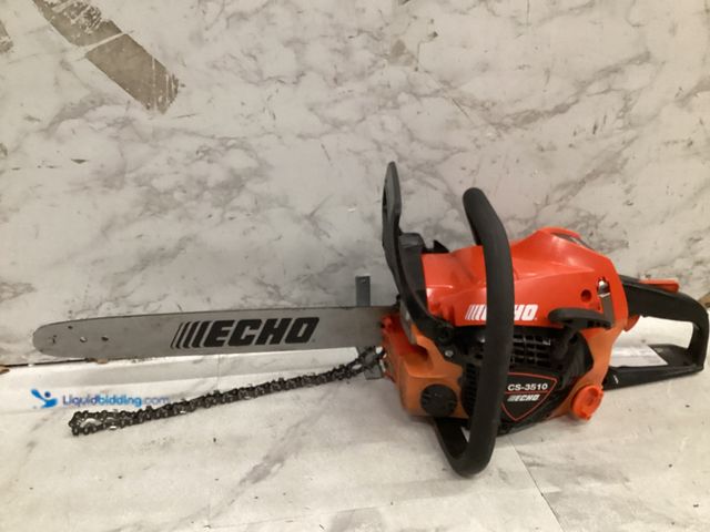Lot 49-5545669 - Echo Chainsaw CS-3510, Used with compression, loose chain