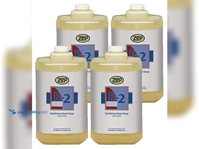Lot 49-3566730 - Zep E-2 Sanitizing and Cleaning Hand Soap - 1 Gallon (Case 4) 92024 - Non-Iodine Cleaner and Sanitiz...
