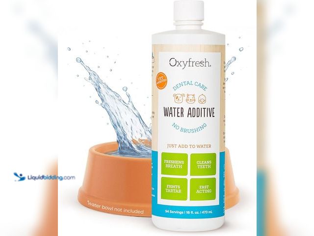 Lot 49-3527399 - Oxyfresh Premium Pet Dental Care Solution Pet Water Additive: Best Way to Eliminate Bad Dog Breath a...
