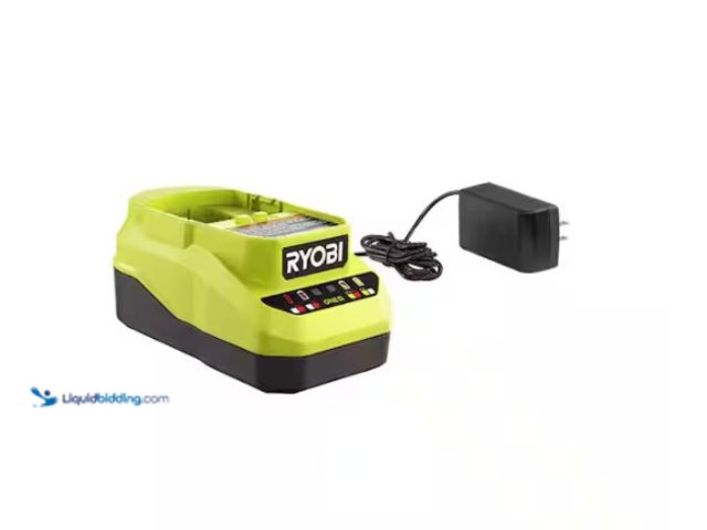 Lot 49-5574253 - RYOBI
ONE+ 18V Lithium-Ion Charger. Model # PCG002. Unused and powers on