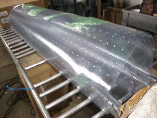 Lot 49-3464310 - 5X59 Office Rolling Chair Clear Plastic Rug, Slightly used   Ref#4G-0801