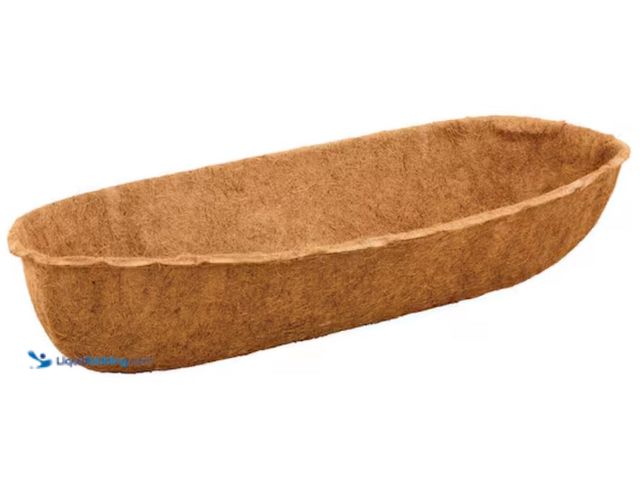 Lot 49-1623919 - Lot of (3) Vigoro Brown Molded Coconut Fiber Trough Replacement Liner (8 in. L x 36 in. W x 7.3 in. ...