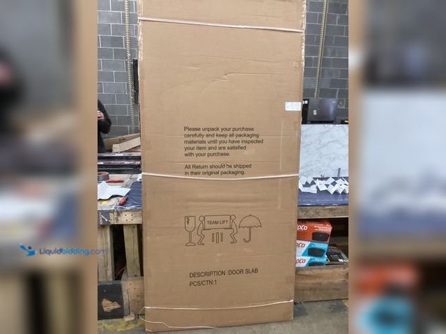 Lot 49-5486832 - Door Slab (White) Item is Factory Sealed, damage to box