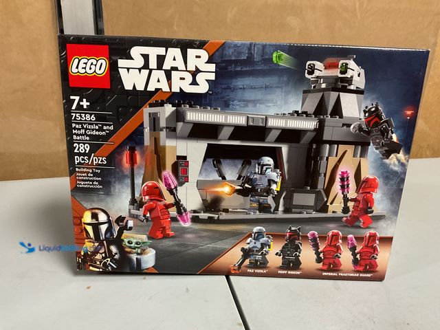 Lot 49-1505950 - FACTORY SEALED LEGO STAR WARS PAZ VIZSLA AND MOFF GIDEON BATTLE 75386 289 PCS SET IN ORIGINAL BOX AM...