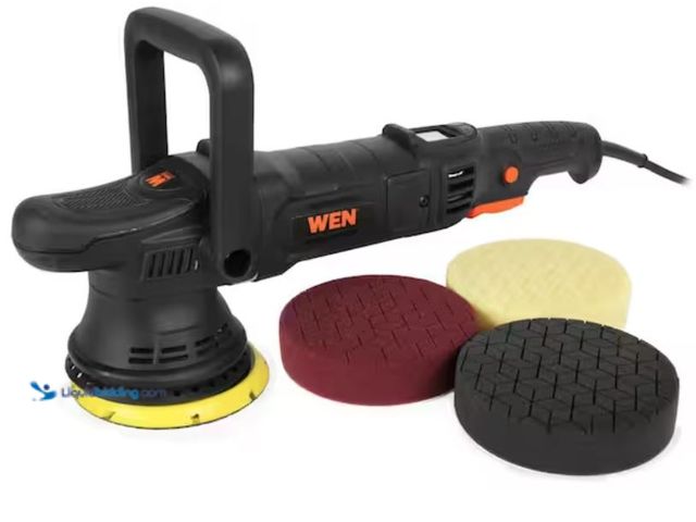 Lot 49-2006087 - WEN 8.3 Amp Corded Dual Action Polisher, 5 in. Professional Grade with Paddle Switch 15 mm Throw and...
