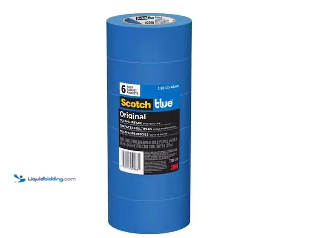Lot 49-1566916 - 3M ScotchBlue 1.88 in. x 60 yds. Original Multi-Surface Painter's Tape (6-Pack), Model # 2090-48TP6,...
