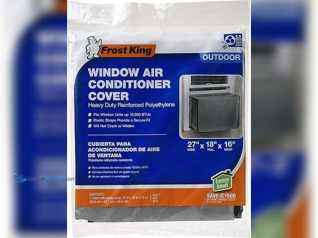 Lot 49-5454239 - THERMWELL AC2H Air Conditioner Cover, 18 by 27 by 16-Inch, Silver. Item is Unused