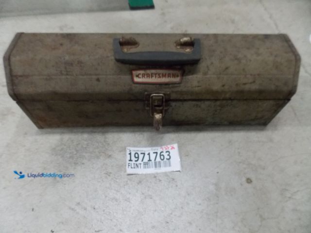 Lot 49-1971763 - 1 Craftsman NV Tool Box With Assorted Hand Tools Vintage Craftsman Tool Box WIth Assorted Hand Tools...